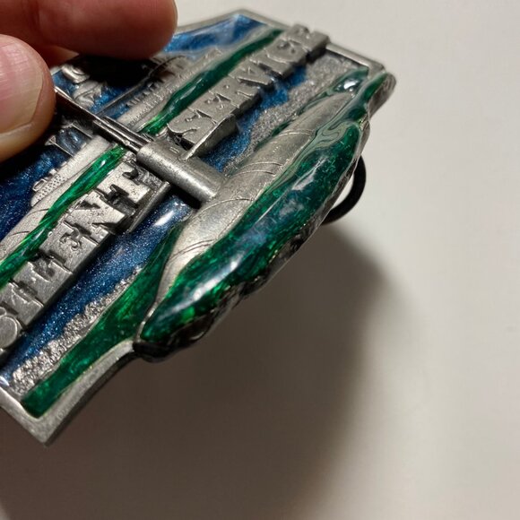 lot of 2 vintage 90s siskiyou belt buckle - Picture 16 of 16